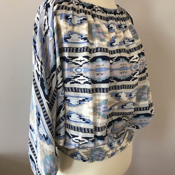 Alcee for Barney’s Silk Blouson Top - Picture 2 of 4